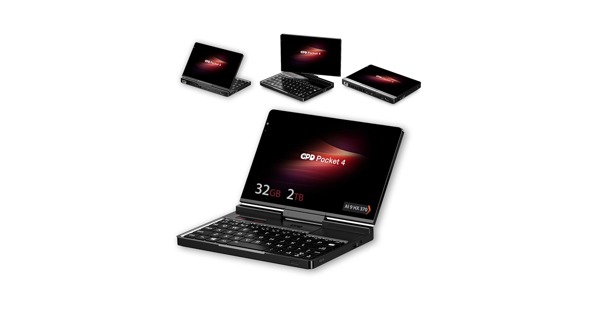ミニPC GPD Pocket4 (Ryzen AI 9 HX 370/64GB/2TB) GPD announces official pricing for its Pocket 4 mini-laptops